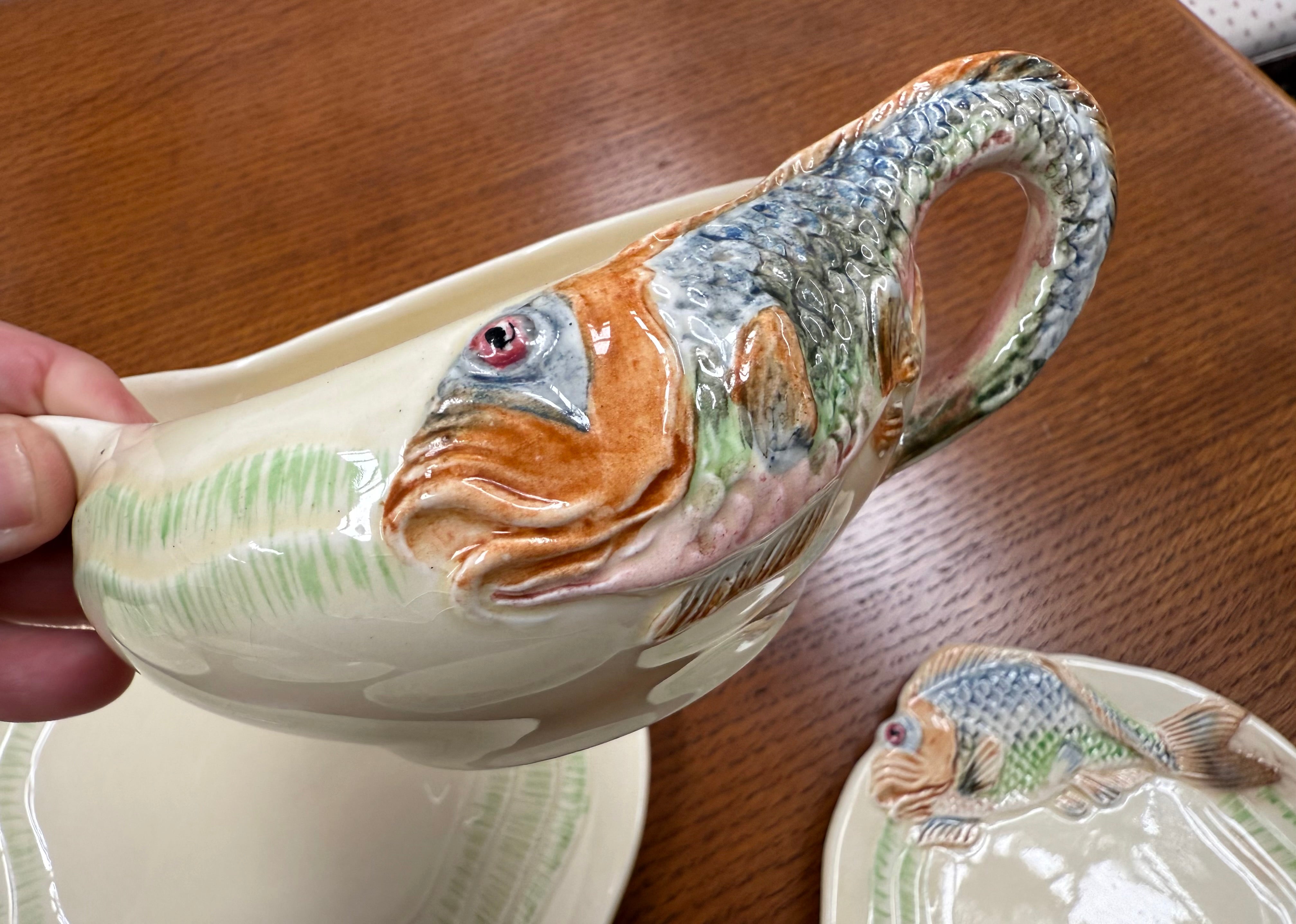 Vintage Clarice Cliff Jumping Fish Service | Antique & Vintage | Moonee Ponds Antiques | Australia Wide Delivery