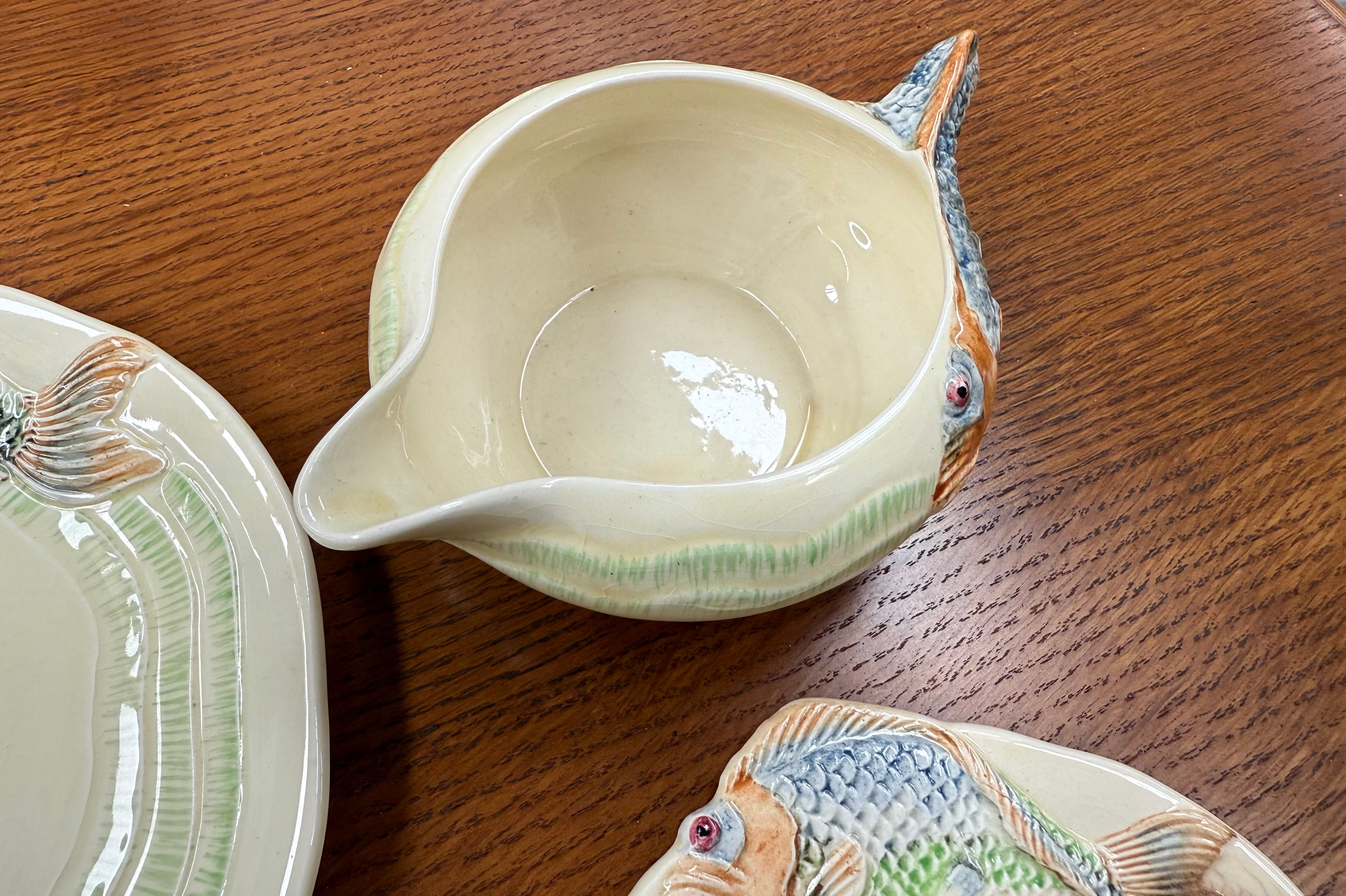 Vintage Clarice Cliff Jumping Fish Service | Antique & Vintage | Moonee Ponds Antiques | Australia Wide Delivery