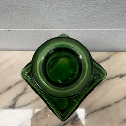 Vintage Leather & Glass Decanter