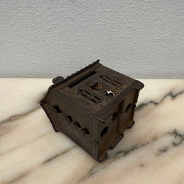 Antique Coin House Money Box