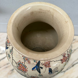 Large Stunning Japanese Meiji Period Satsumas Vase C1880