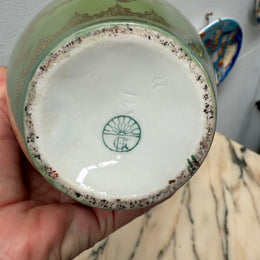 Pair of German Gebruder Heubach Portrait Vases