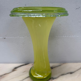 Vintage Dominic O'Leary Art Glass Vase
