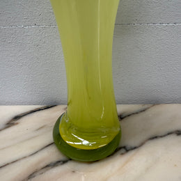 Vintage Dominic O'Leary Art Glass Vase