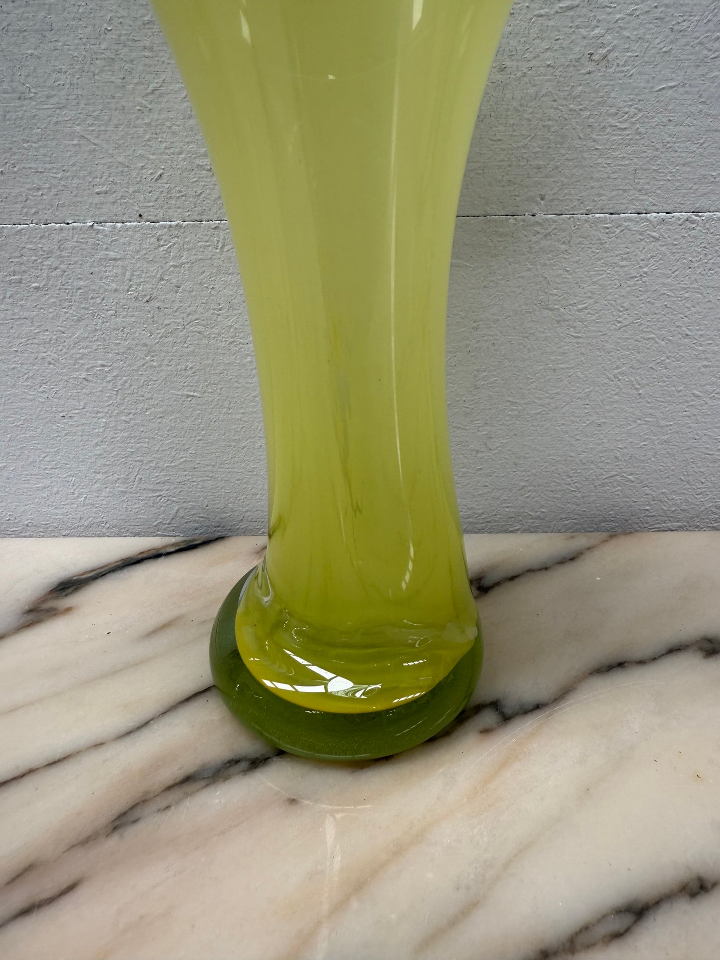 Vintage Dominic O'Leary Art Glass Vase