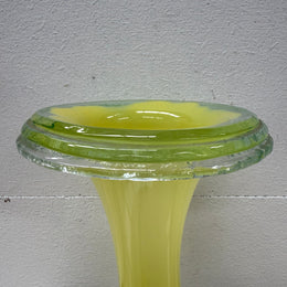 Vintage Dominic O'Leary Art Glass Vase
