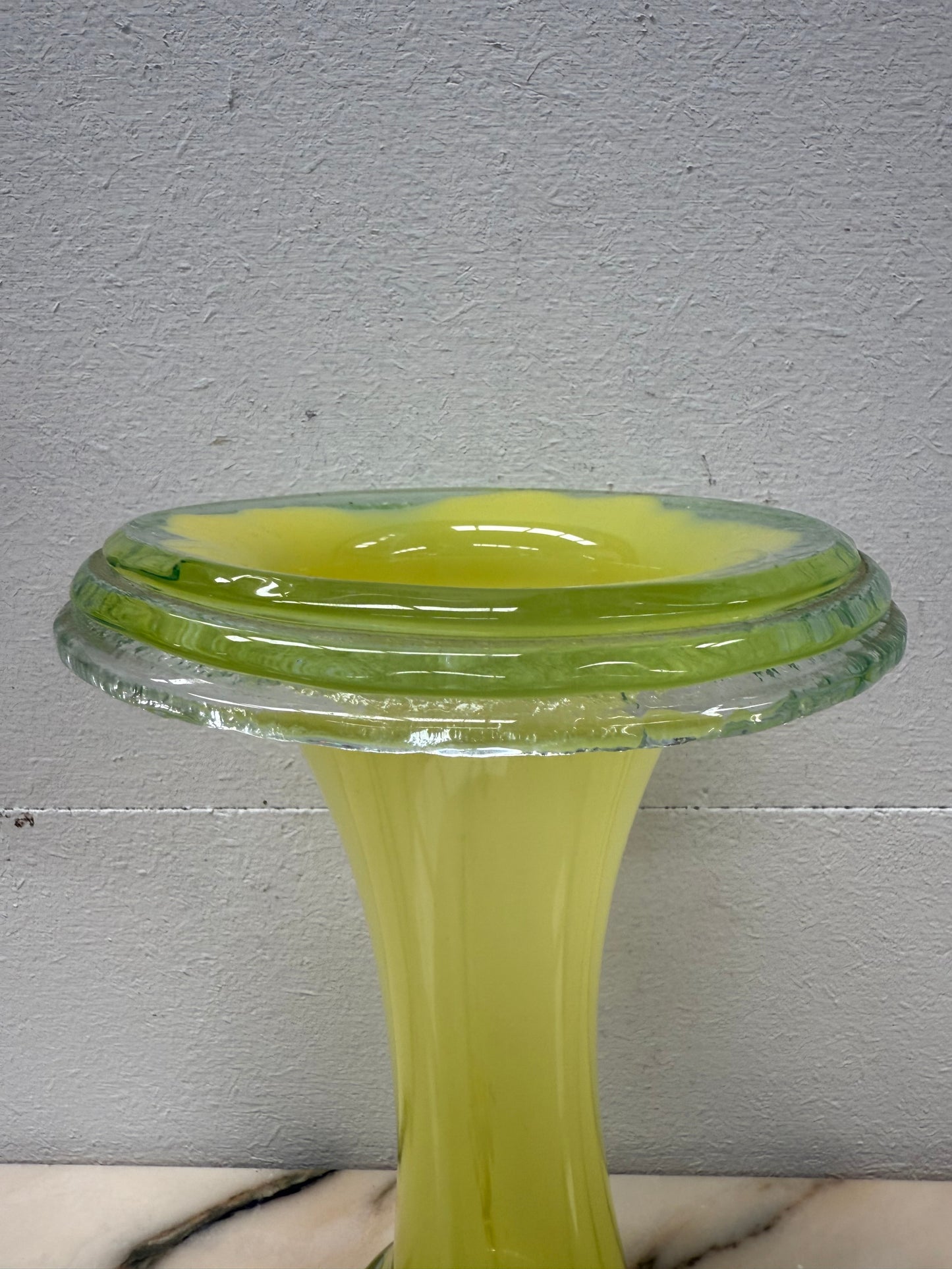 Vintage Dominic O'Leary Art Glass Vase