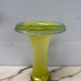 Vintage Dominic O'Leary Art Glass Vase