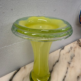 Vintage Dominic O'Leary Art Glass Vase