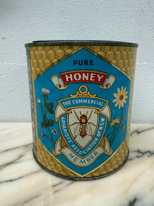 Vintage Pure Honey Decorative Tin