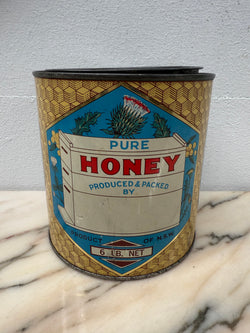 Vintage Pure Honey Decorative Tin | Antique & Vintage | Moonee Ponds Antiques | Australia Wide Delivery