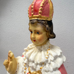 Vintage Large Infant Jesus of Prague Statue