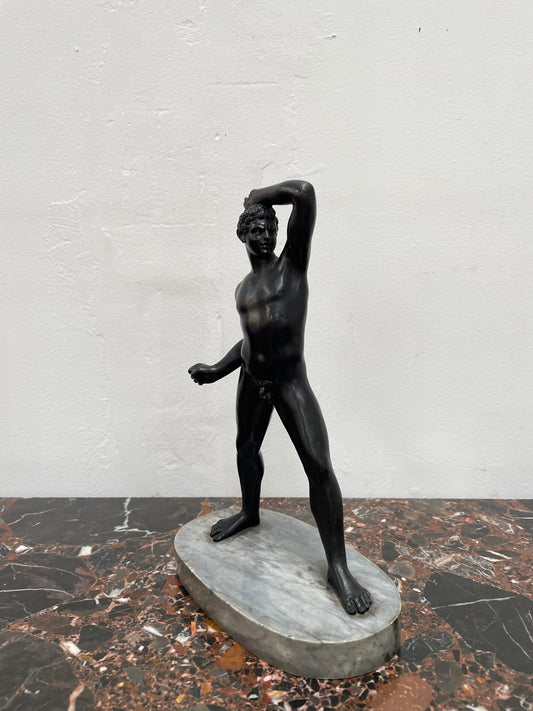 19th Century Bronze Athlete