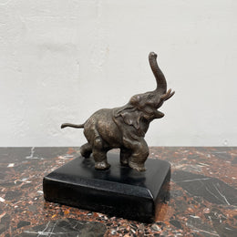 Superbly Cast Antique Bronze Elephant