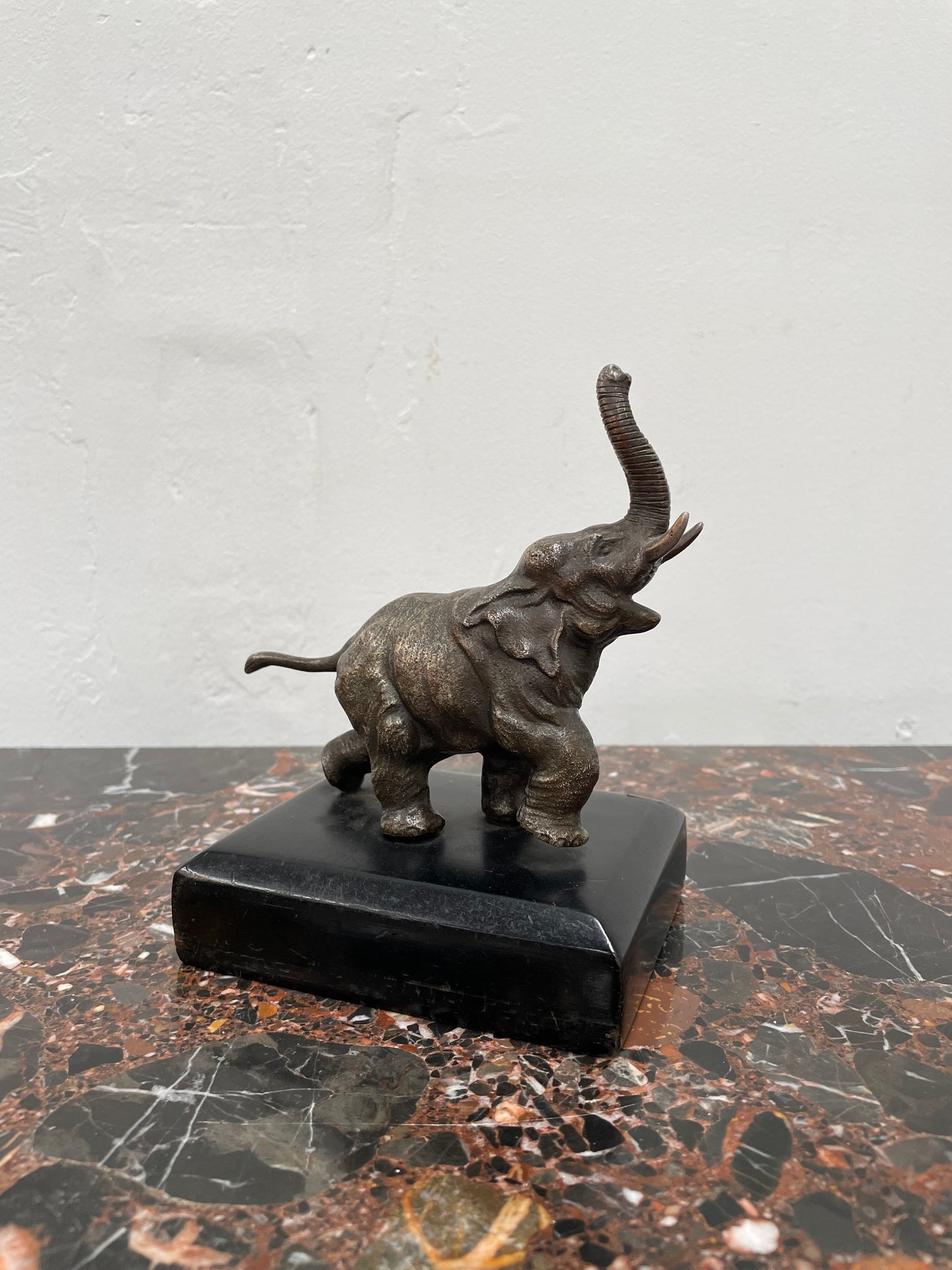 Superbly Cast Antique Bronze Elephant