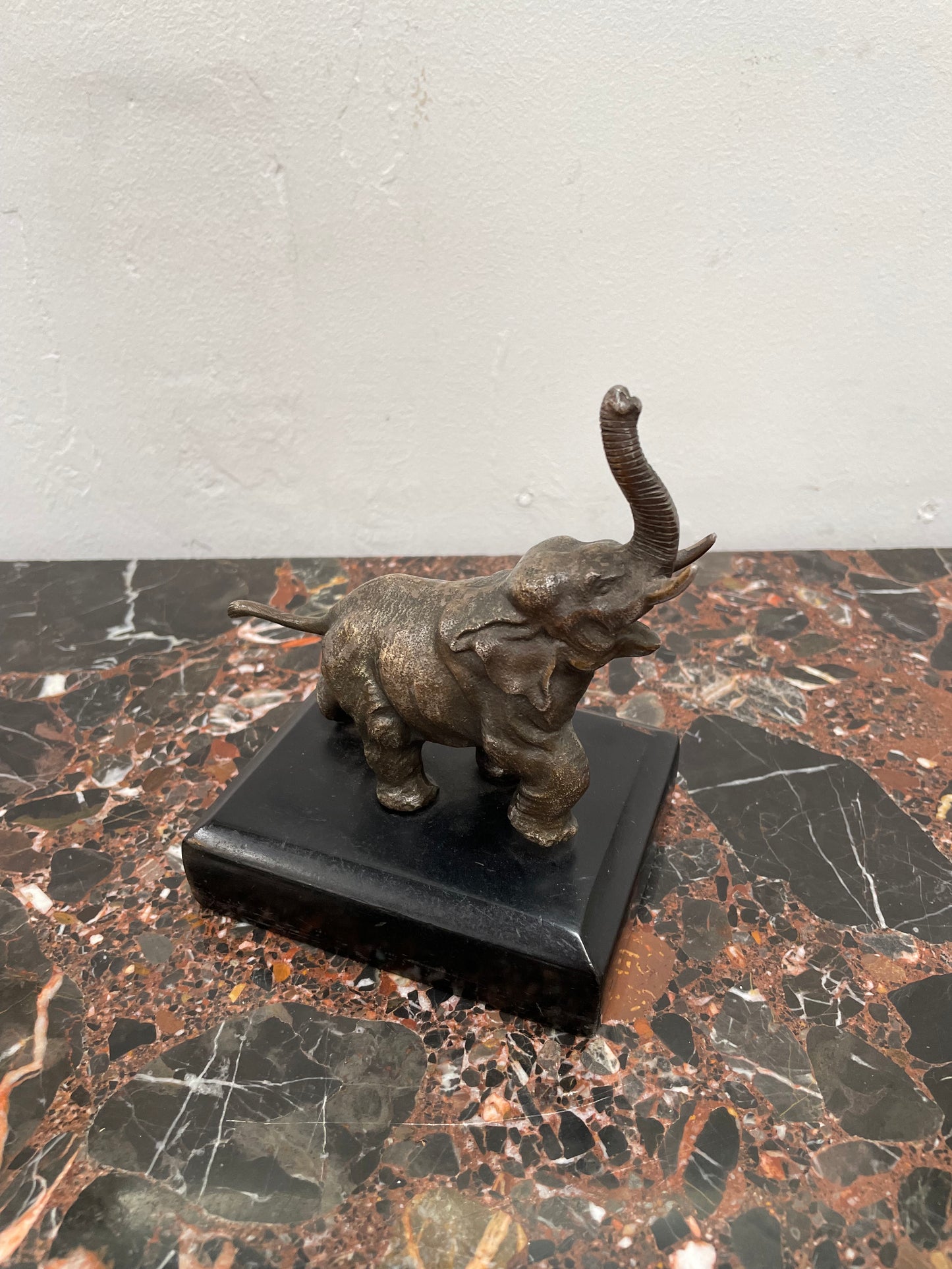 Superbly Cast Antique Bronze Elephant