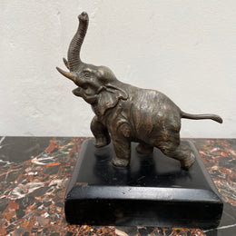 Superbly Cast Antique Bronze Elephant