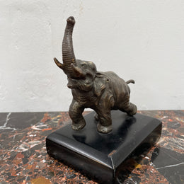 Superbly Cast Antique Bronze Elephant