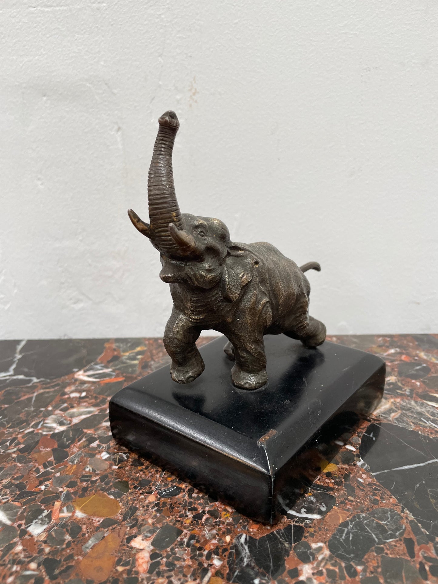 Superbly Cast Antique Bronze Elephant