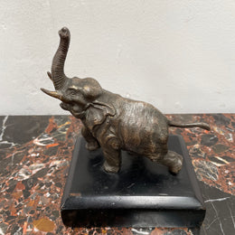 Superbly Cast Antique Bronze Elephant