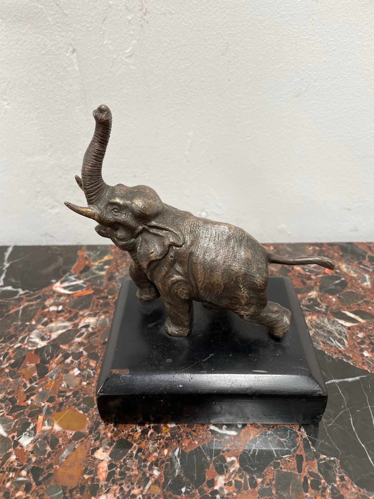 Superbly Cast Antique Bronze Elephant