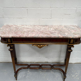 Impressive 19th Century Louis XVI Style Marble Top Console