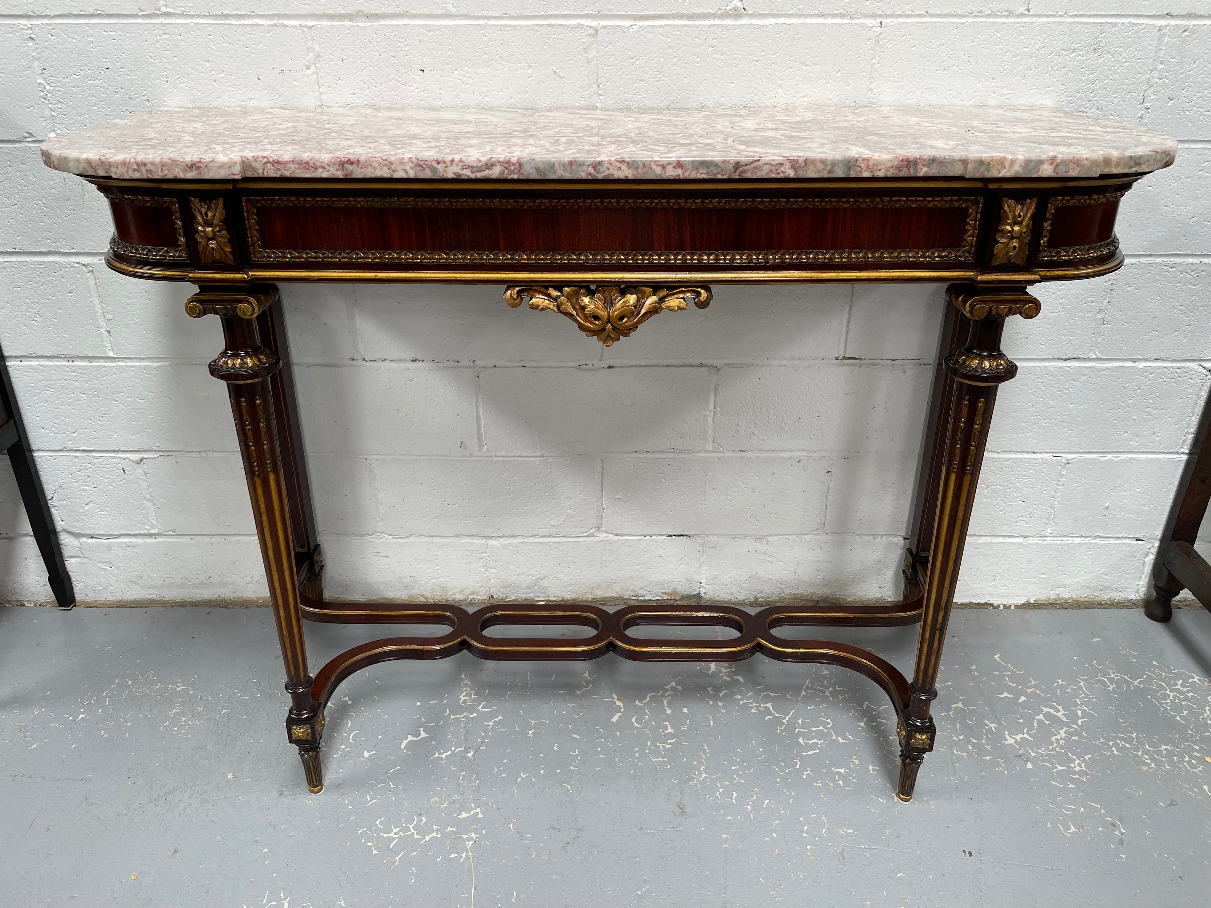 Impressive 19th Century Louis XVI Style Marble Top Console | Antique & Vintage | Moonee Ponds Antiques | Australia Wide Delivery