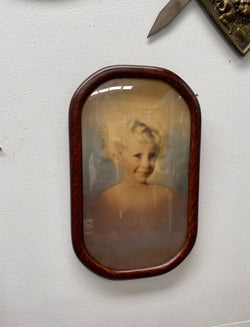 Vintage Frame With Concave Glass | Antique & Vintage | Moonee Ponds Antiques | Australia Wide Delivery