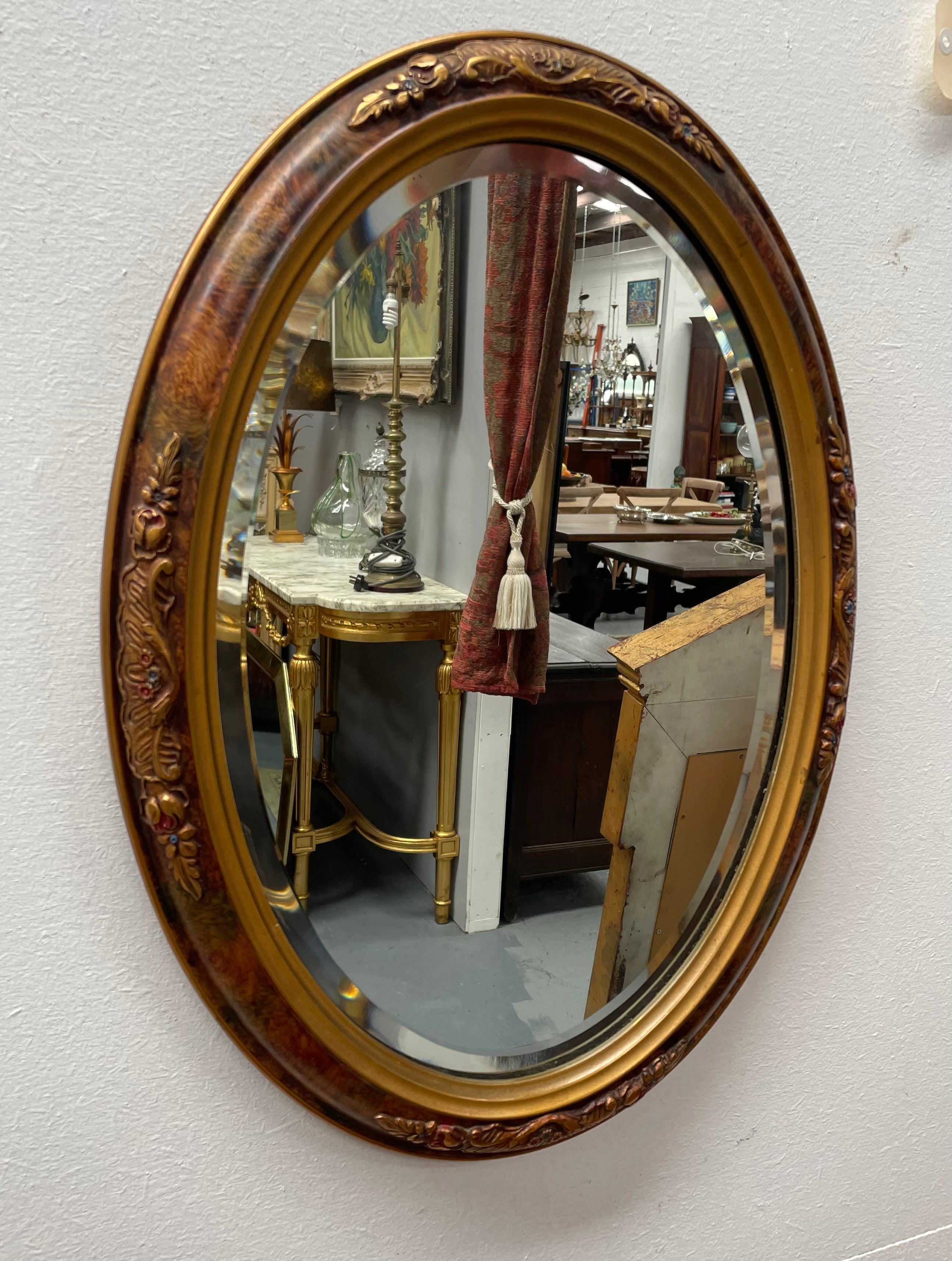Beautiful Vintage Oval Mirror