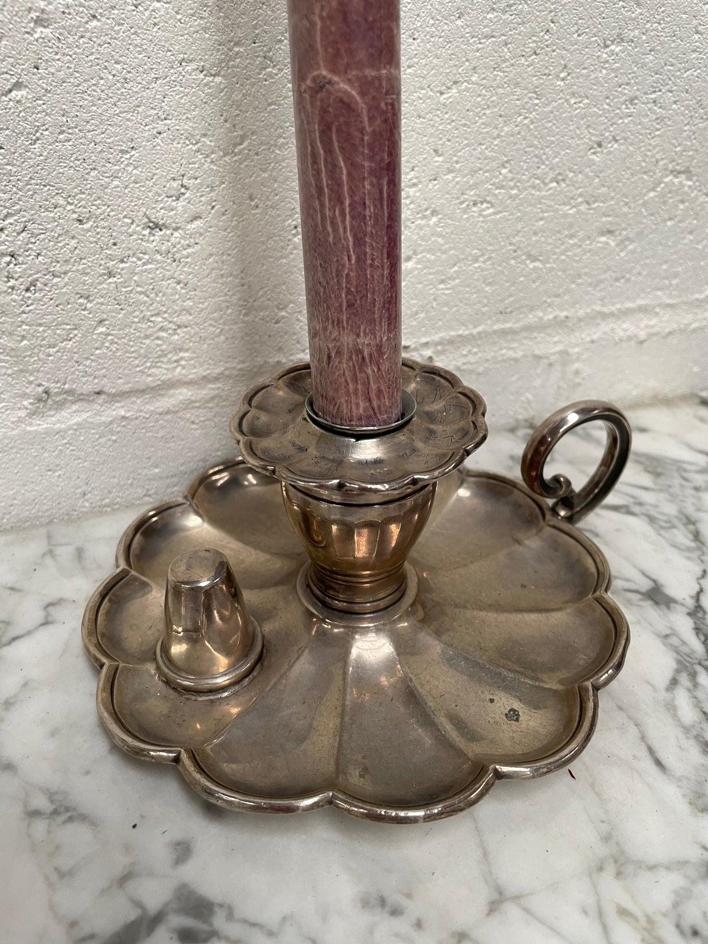 Antique Chamber Candle Stick Holder