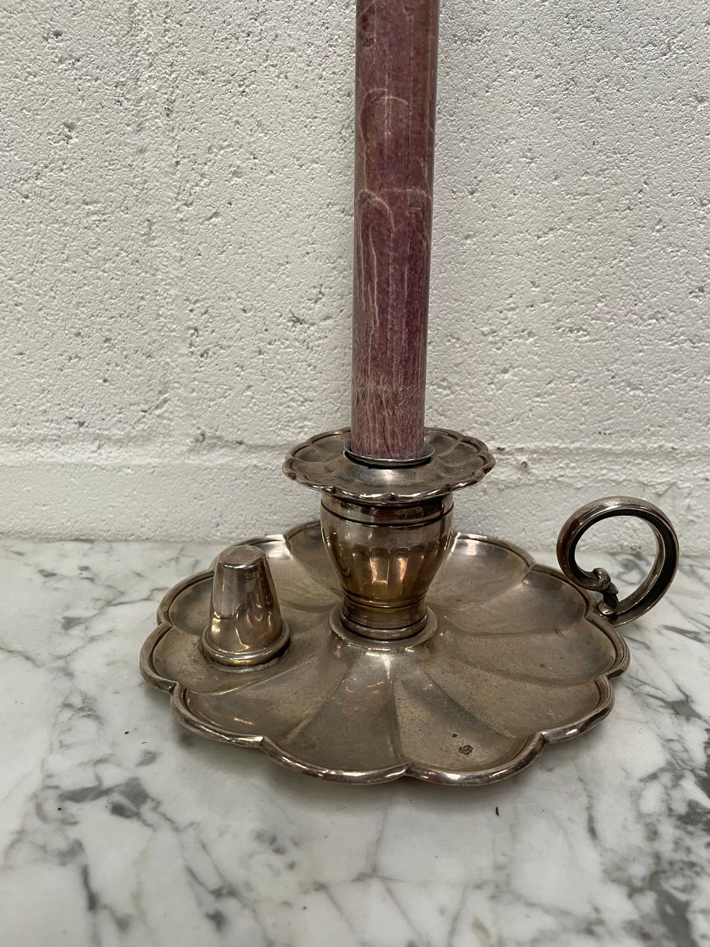 Antique Chamber Candle Stick Holder