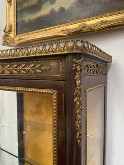 Beautiful Petite Louis XVI Style Mahogany Vitrine | Antique & Vintage | Moonee Ponds Antiques | Australia Wide Delivery