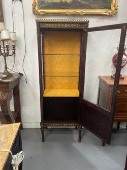 Beautiful Petite Louis XVI Style Mahogany Vitrine | Antique & Vintage | Moonee Ponds Antiques | Australia Wide Delivery