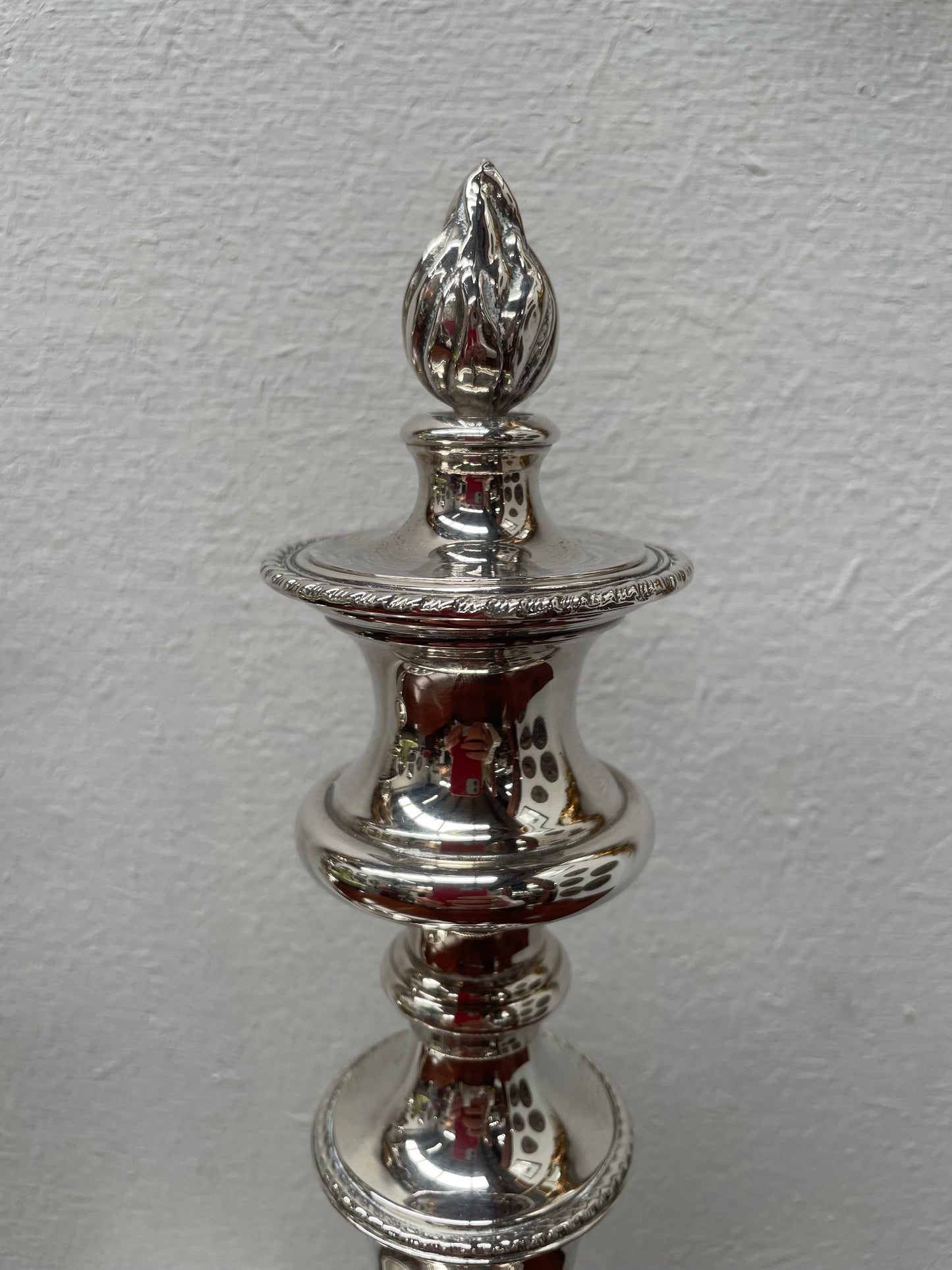 Stunning Pair of Old Sheffield Plate Candlesticks