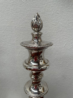 Stunning Pair of Old Sheffield Plate Candlesticks | Antique & Vintage | Moonee Ponds Antiques | Australia Wide Delivery