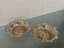 Pair of Sterling Silver Edwardian Bon Bon Dishes | Antique & Vintage | Moonee Ponds Antiques | Australia Wide Delivery