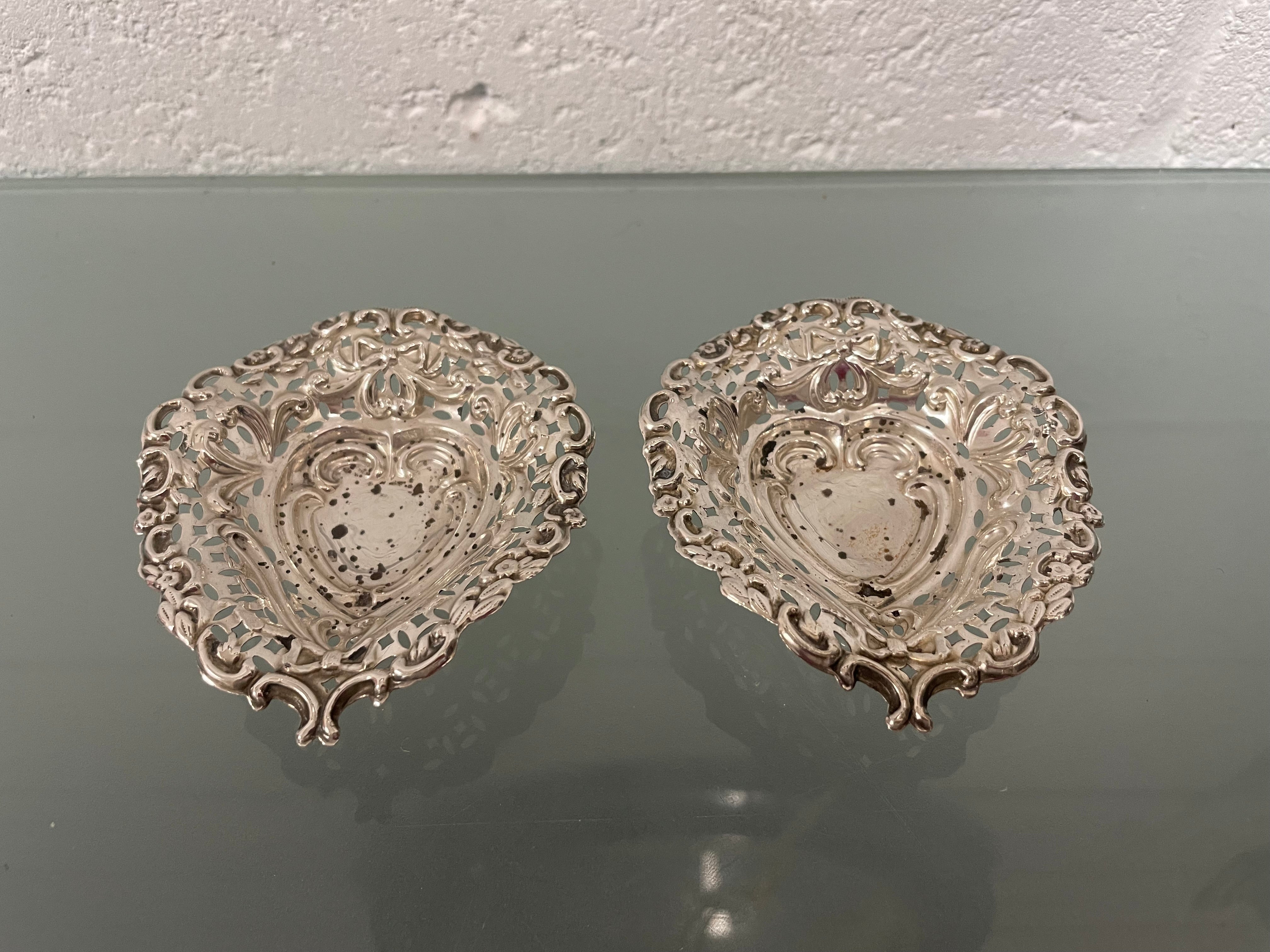 Lovely Pair of Edwardian Bon Bon Dishes | Antique & Vintage | Moonee Ponds Antiques | Australia Wide Delivery