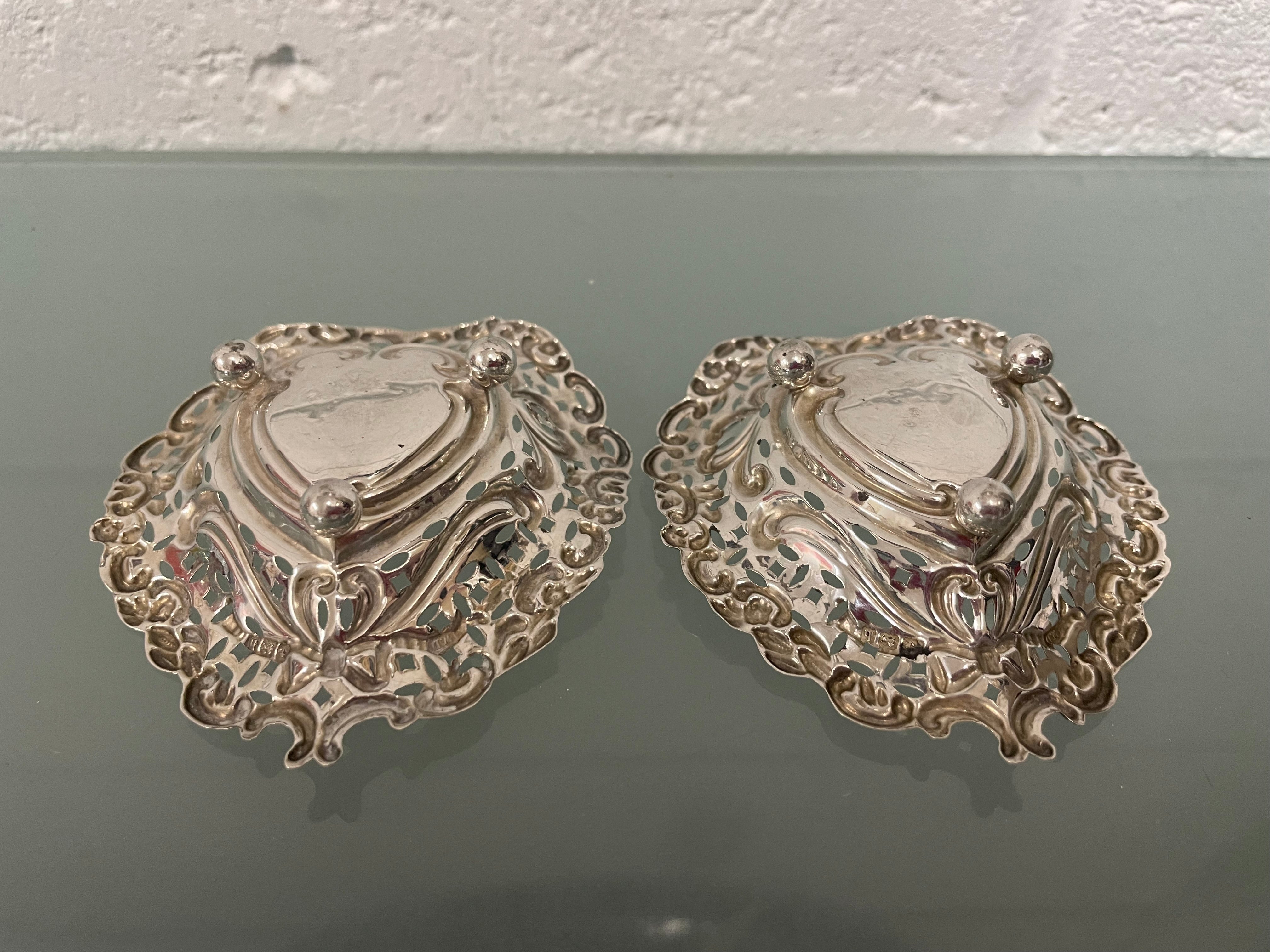 Lovely Pair of Edwardian Bon Bon Dishes | Antique & Vintage | Moonee Ponds Antiques | Australia Wide Delivery