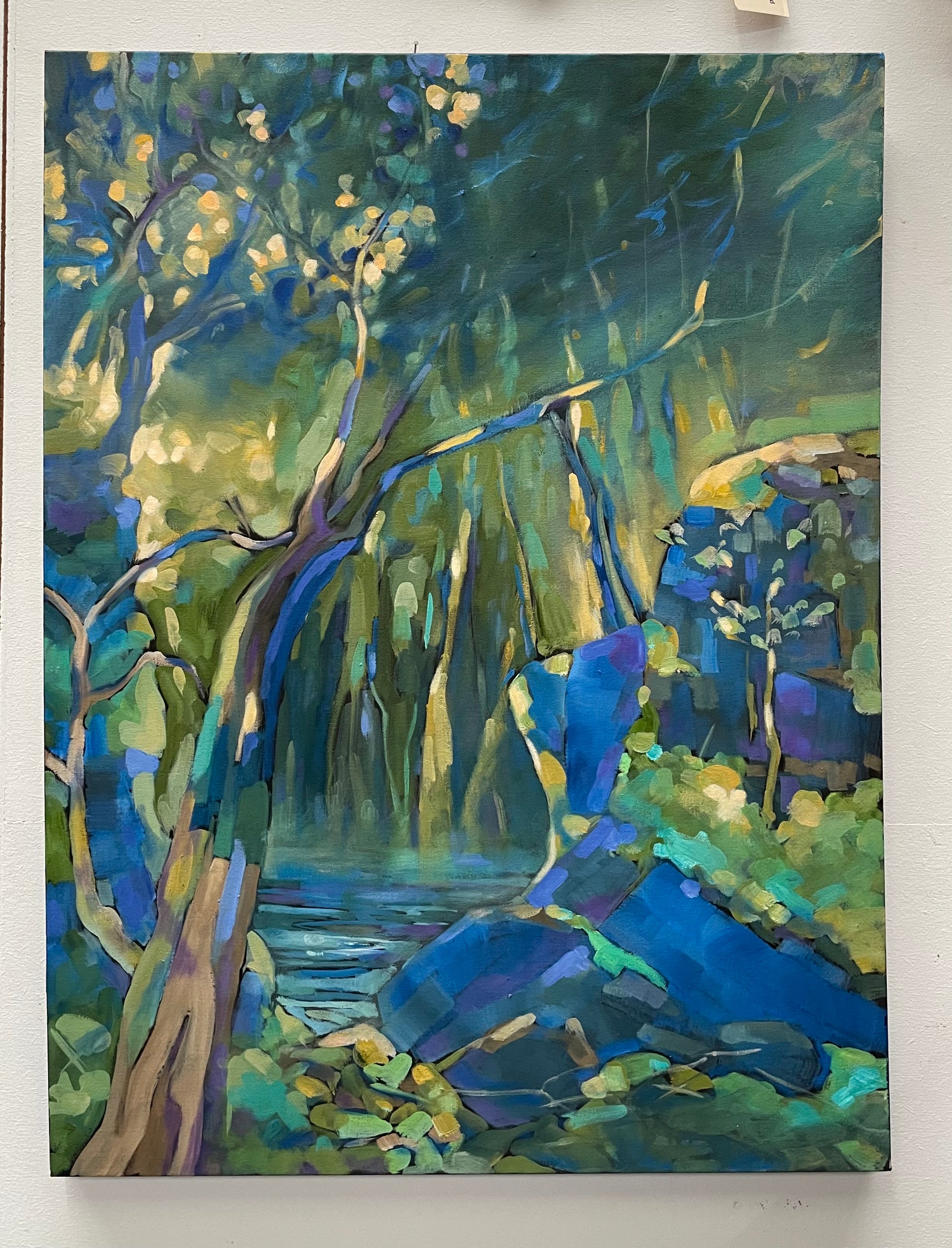 Beautiful Abstract Landscape by Renowned Artist Susan Bannister | Antique & Vintage | Moonee Ponds Antiques | Australia Wide Delivery