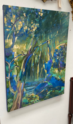 Beautiful Abstract Landscape by Renowned Artist Susan Bannister | Antique & Vintage | Moonee Ponds Antiques | Australia Wide Delivery