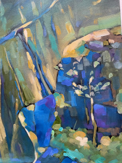 Beautiful Abstract Landscape by Renowned Artist Susan Bannister | Antique & Vintage | Moonee Ponds Antiques | Australia Wide Delivery
