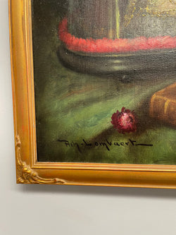 Beautiful French Canvas Painting | Antique & Vintage | Moonee Ponds Antiques | Australia Wide Delivery