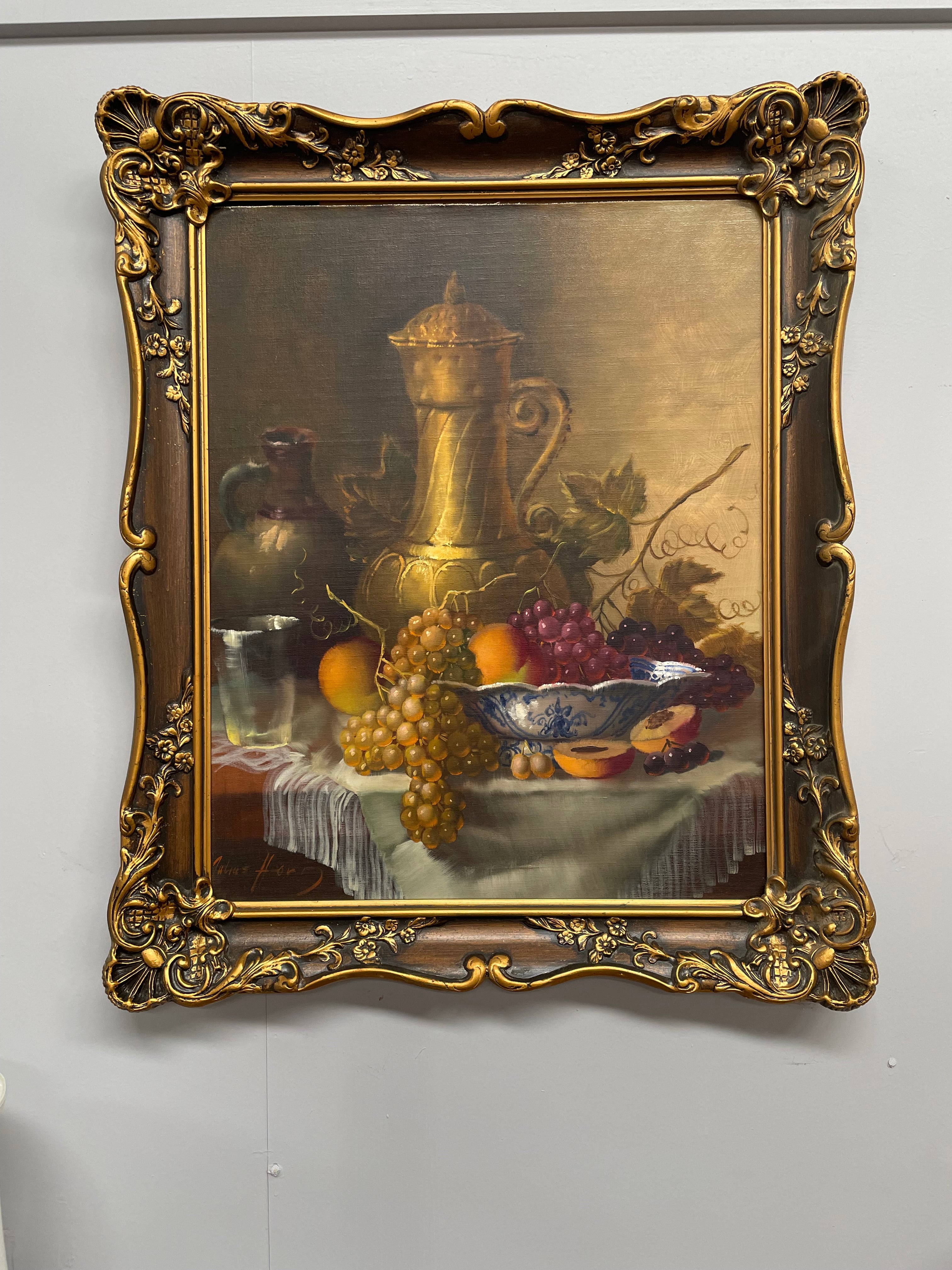 Stunning Dutch Oil on Canvas Board Painting | Antique & Vintage | Moonee Ponds Antiques | Australia Wide Delivery