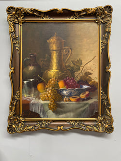 Stunning Dutch Oil on Canvas Board Painting | Antique & Vintage | Moonee Ponds Antiques | Australia Wide Delivery