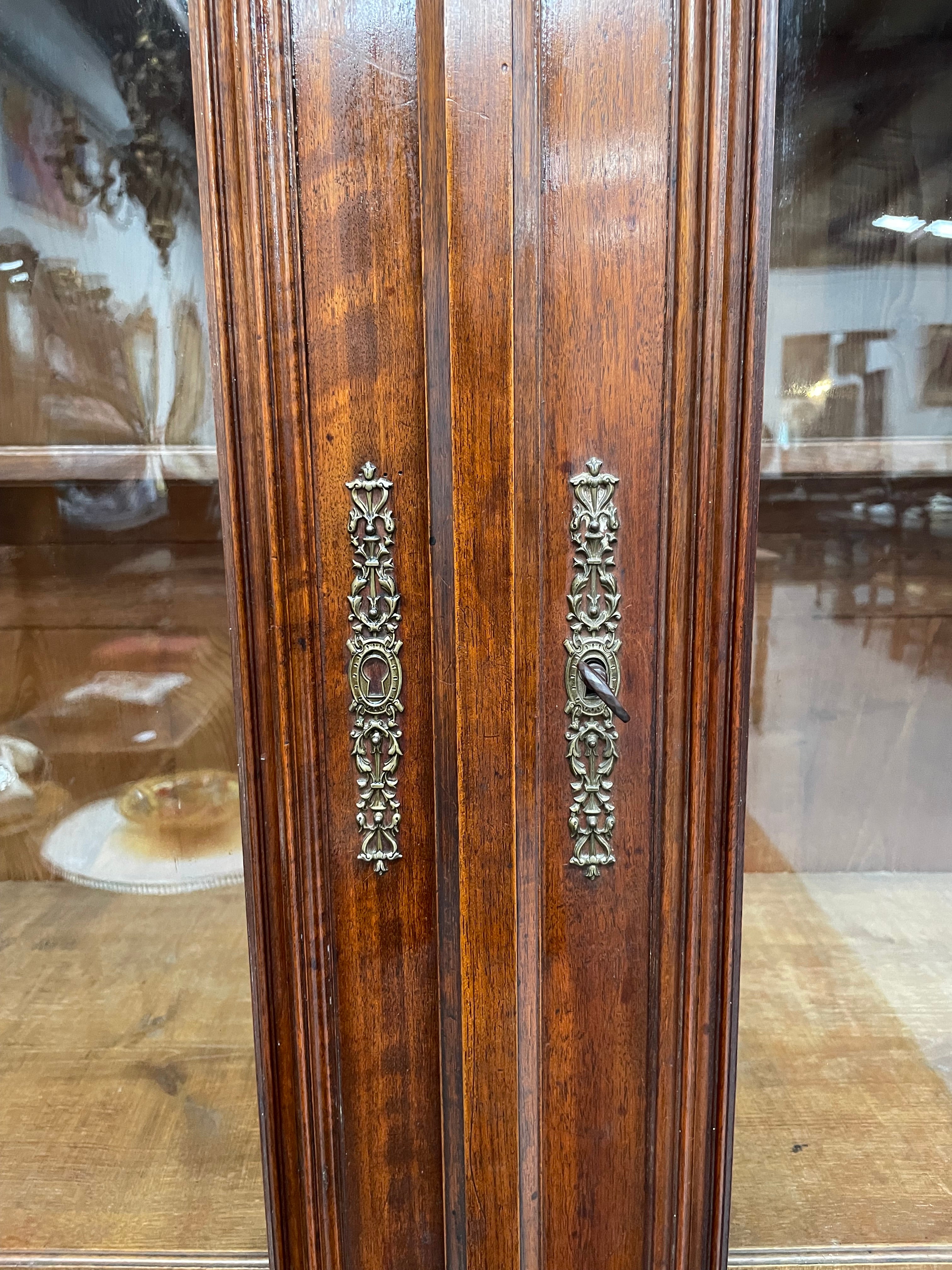 Grand French Walnut Louis XVI Style Two Door Bookcase | Antique & Vintage | Moonee Ponds Antiques | Australia Wide Delivery