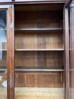 Grand French Walnut Louis XVI Style Two Door Bookcase | Antique & Vintage | Moonee Ponds Antiques | Australia Wide Delivery