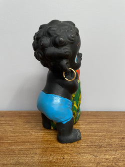 Japanese ceramic boy with pineapple money box. | Antique & Vintage | Moonee Ponds Antiques | Australia Wide Delivery