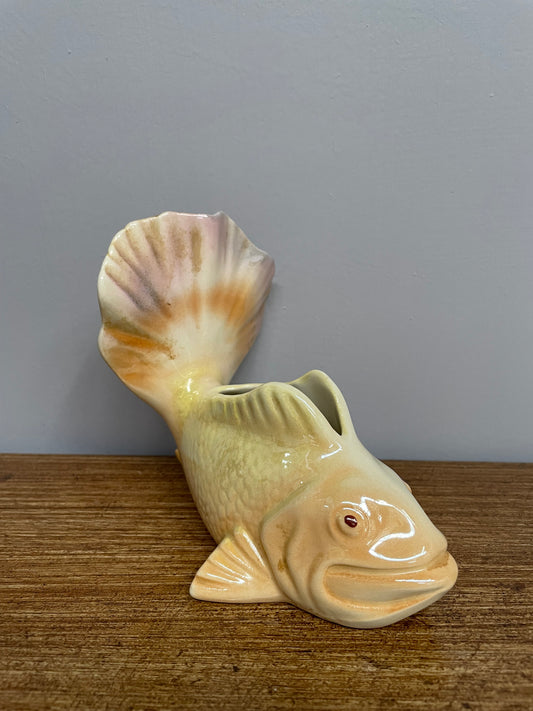 Australian Mid Century Wembley Gold Fish Vase