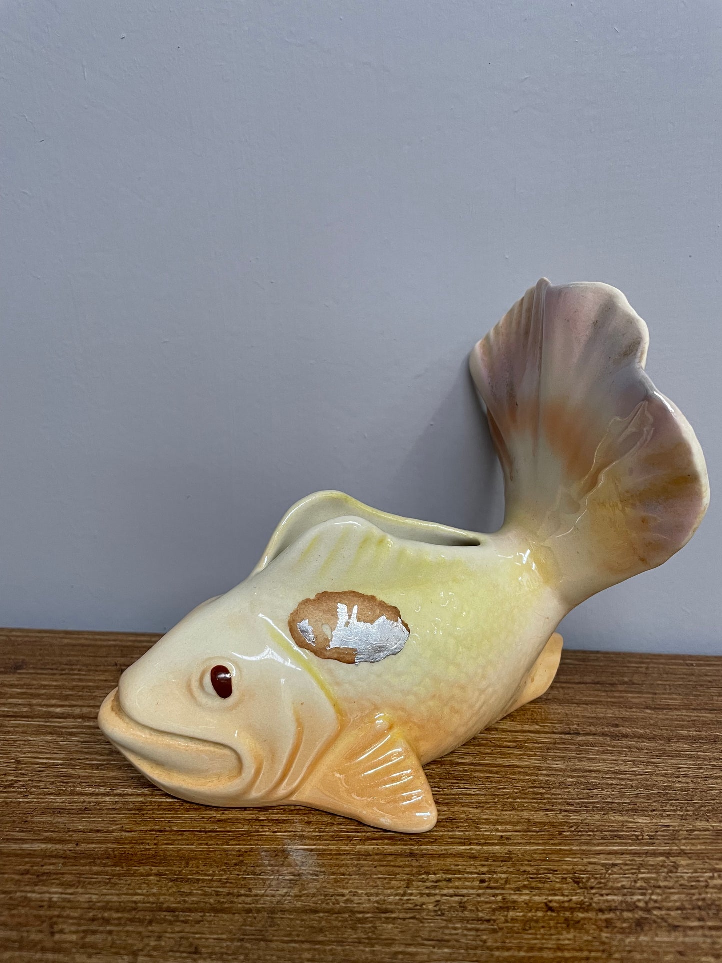 Australian Mid Century Wembley Gold Fish Vase