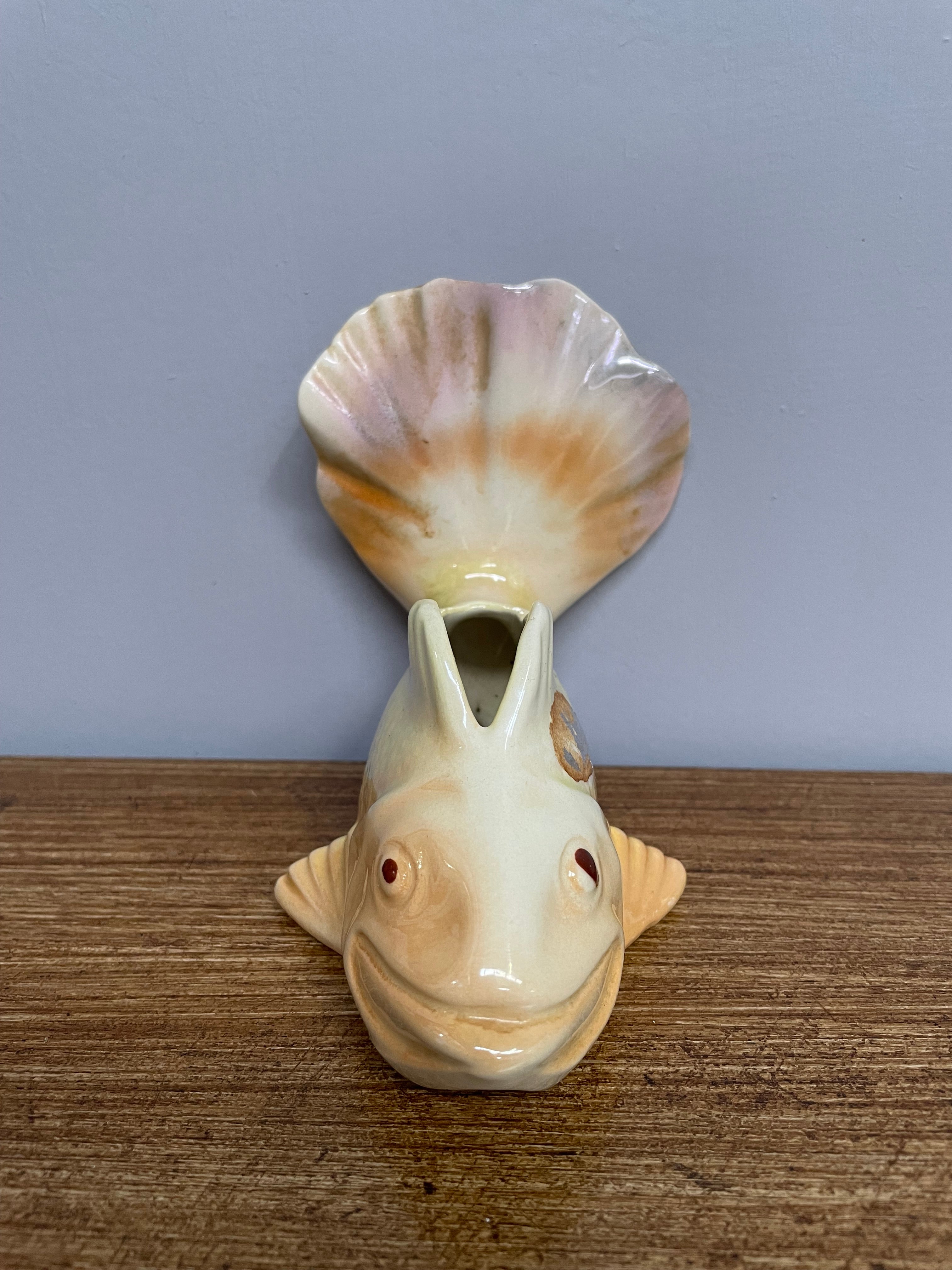 Australian Mid Century Wembley Gold Fish Vase | Antique & Vintage | Moonee Ponds Antiques | Australia Wide Delivery